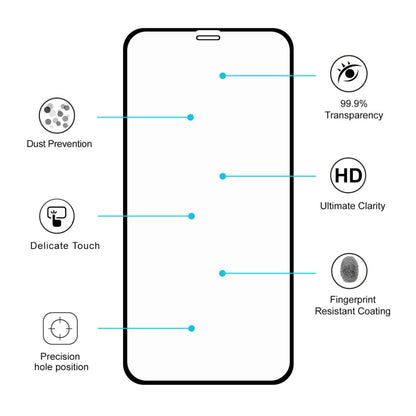 ENKAY Hat-prince Full Glue 0.26mm 9H 2.5D Tempered Glass Full Coverage Film, For iPhone 11 / iPhone XR, For iPhone 11 Pro / XS / X, For iPhone 11 Pro Max / XS Max