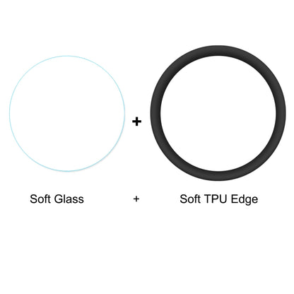 ENKAY Hat-prince 3D Full Screen Soft TPU Edge + Soft Glass HD Screen Protector Film, For Galaxy Watch Active 2 40mm, For Galaxy Watch Active 2 44mm