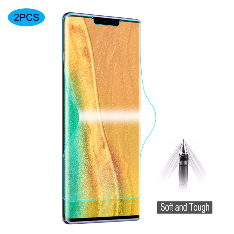 2 PCS ENKAY Hat-Prince 0.1mm 3D Full Screen Protector Explosion-proof Hydrogel Film, For Huawei Mate 30 Pro, For Huawei Mate 30