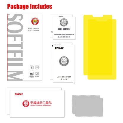 2 PCS ENKAY Hat-Prince 0.1mm 3D Full Screen Protector Explosion-proof Hydrogel Film, For Huawei Mate 30 Pro, For Huawei Mate 30