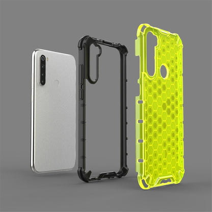 For OPPO Realme 5 Shockproof Honeycomb PC + TPU Case
