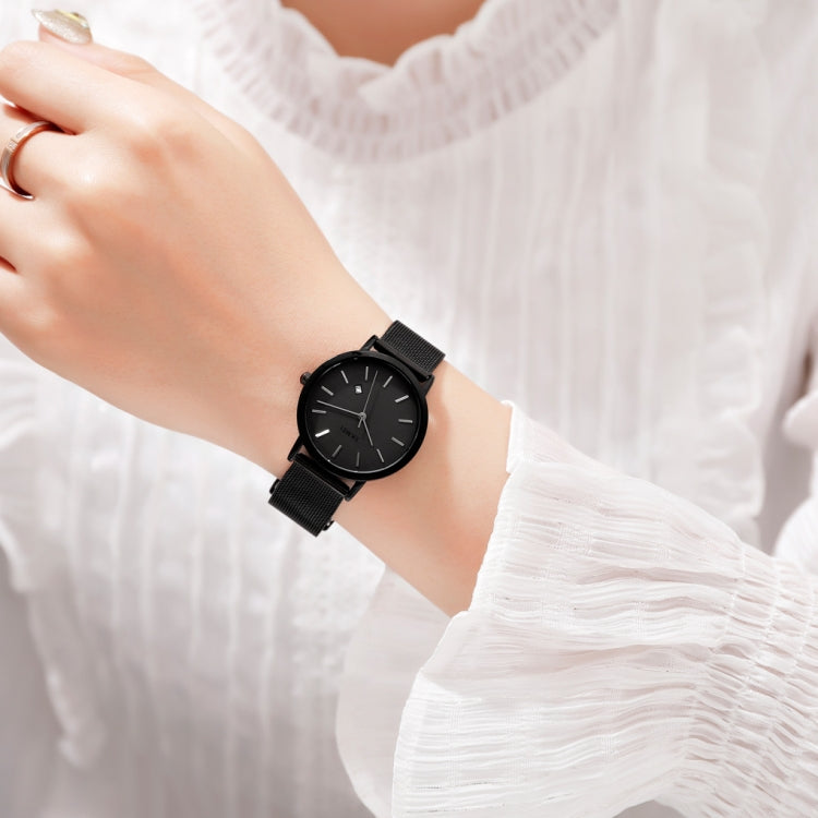 SKMEI 1530 Montre-bracelet simple et élégante en quartz pour femme, style européen et américain