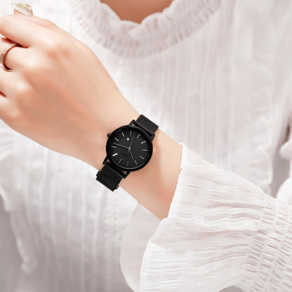 SKMEI 1530 Montre-bracelet simple et élégante en quartz pour femme, style européen et américain
