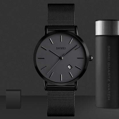 SKMEI 1530 Montre-bracelet simple et élégante en quartz pour femme, style européen et américain