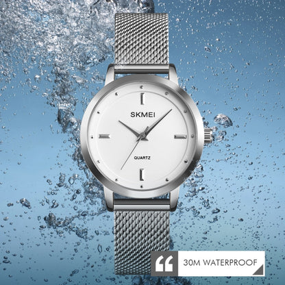 SKMEI 1528 Schlichte Mode Damen Uhr Lässiges Netzband