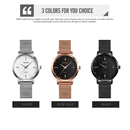 SKMEI 1528 Schlichte Mode Damen Uhr Lässiges Netzband