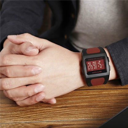 SANDA 222 Herren Sport Outdoor Bergsteigen Digital Elektronische Uhr Quadratische Multifunktionale Wasserdichte Uhr