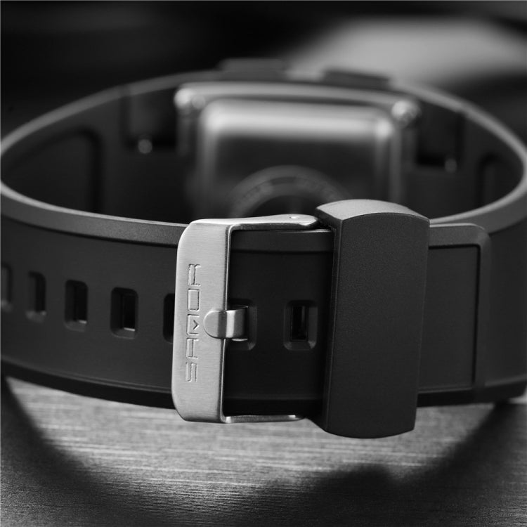 SANDA 222 Herren Sport Outdoor Bergsteigen Digital Elektronische Uhr Quadratische Multifunktionale Wasserdichte Uhr