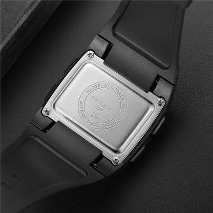 SANDA 222 Herren Sport Outdoor Bergsteigen Digital Elektronische Uhr Quadratische Multifunktionale Wasserdichte Uhr