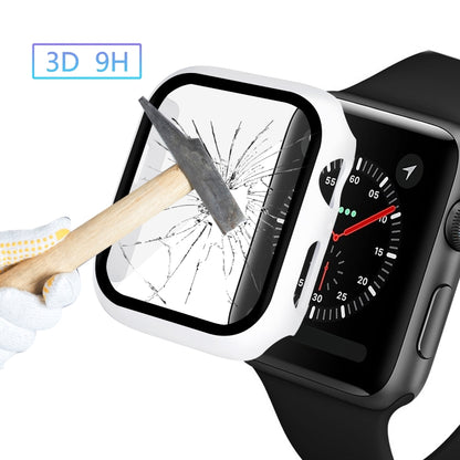 ENKAY Hat-prince Full Coverage PC Case + Tempered Glass Protector for Apple Watch Series 6 / 5 / 4 / SE 3 / SE 2 / SE 1 40mm