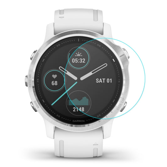 Film en verre trempé ENKAY Hat-Prince 0.2mm 9H 2.15D à bords incurvés, pour Fenix 6S/6S Pro/6S Sapphire, pour Fenix 6/6 Pro/6 Sapphire, pour Garmin Fenix 6X / 6X Pro Solar