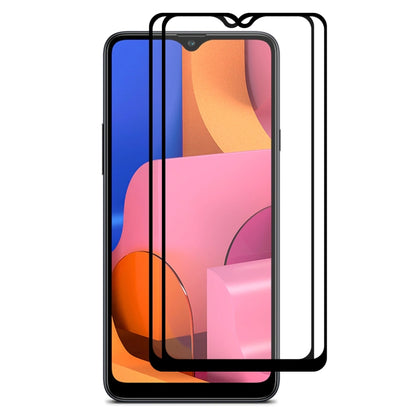 2 PCS ENKAY Hat-prince Full Glue 0.26mm 9H 2.5D Tempered Glass Full Coverage Film, For Galaxy A20s, For Moto G8 Plus