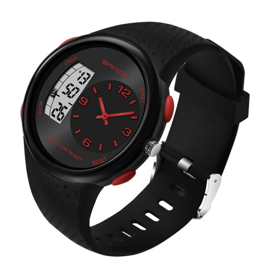 Montre étudiante SANDA 763 étanche, design explosif et multifonctionnel avec éclairage nocturne, idéale pour les sports de plein air et la personnalité. Montre-bracelet électronique.