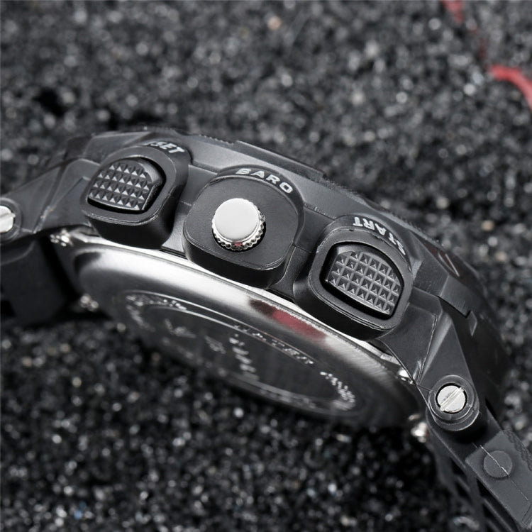 SANDA 775 Uhr Herren Elektronische Uhr Erwachsene Mittelschüler Jugendliche Multifunktionale Sport Wasserdichte Trend Doppeluhr