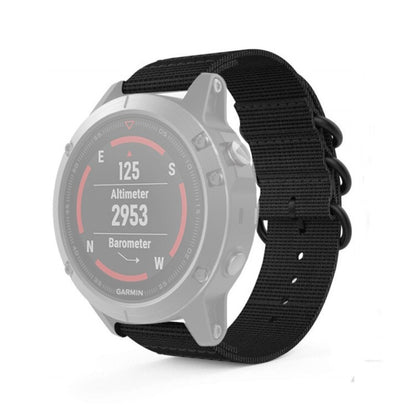 For Garmin Fenix 3 / 5X Universal 26MM Three-ring Nylon Watchband