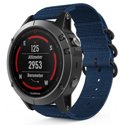 For Jiamin Fenix5, 22MM Three-ring Nylon Watchband