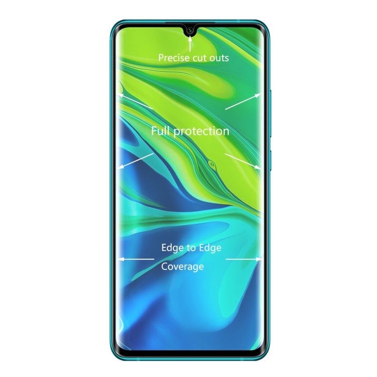For XIAOMI MI CC9 Pro / MI Note 10 Global ENKAY Hat-Prince 0.26mm 9H 3D Explosion-proof Full Screen Curved Heat Bending Tempered Glass Film, For XIAOMI MI CC9 Pro(1pc)