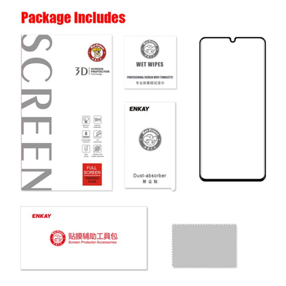 For XIAOMI MI CC9 Pro / MI Note 10 Global ENKAY Hat-Prince 0.26mm 9H 3D Explosion-proof Full Screen Curved Heat Bending Tempered Glass Film, For XIAOMI MI CC9 Pro(1pc)