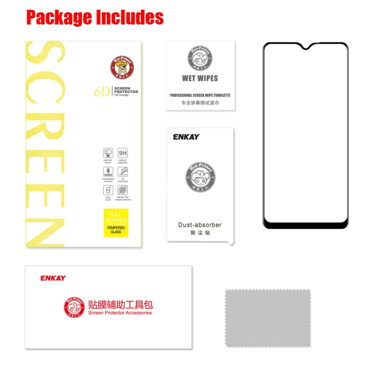 ENKAY Hat-Prince 0.26mm 9H 6D Curved Full Screen Tempered Glass Film, For Galaxy A20s, For Galaxy A90 5G / A70s
