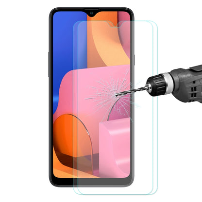 2 PCS ENKAY Hat-prince 0.26mm 9H 2.5D Curved Edge Tempered Glass Film, For Galaxy A20s, For Galaxy A70s