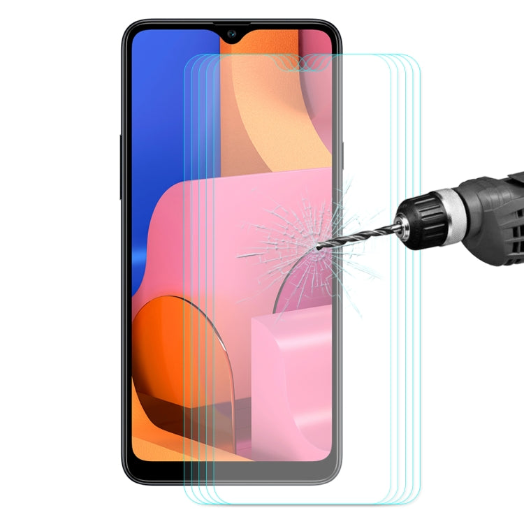 5 PCS ENKAY Hat-prince 0.26mm 9H 2.5D Curved Edge Tempered Glass Film, For Galaxy A20s, For Galaxy A70s