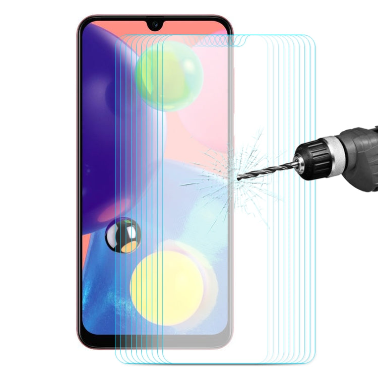 10 PCS ENKAY Hat-prince 0.26mm 9H 2.5D Curved Edge Tempered Glass Film, For Samsung Galaxy A20s, For Samsung Galaxy A70s