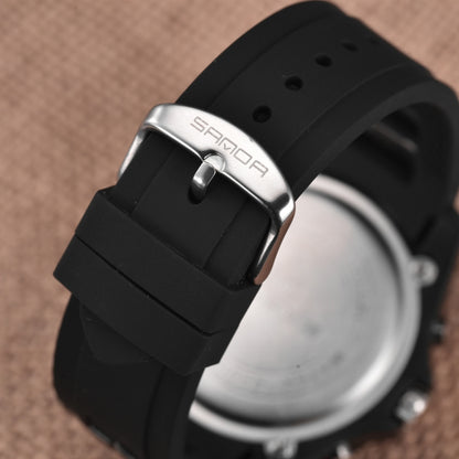 SANDA 791 Uhr Echte Mode Sport Multifunktions-Elektronik-Uhr Beliebte Herren Leuchtarmbanduhr