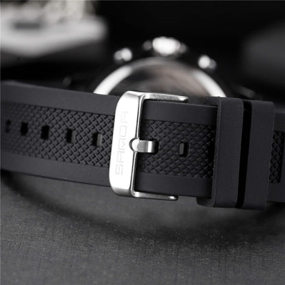SANDA 793 Grande Montre de Marée à Cadran Tendance pour Étudiant Multi-Fonctions Double Luminescence Étanche Montre Électronique