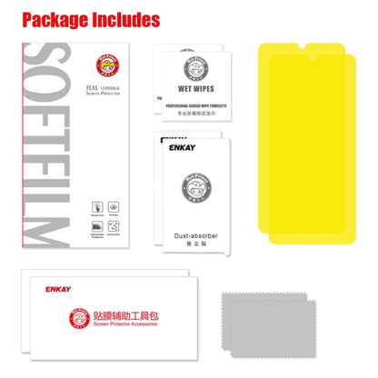 2 PCS ENKAY Hat-Prince 0.1mm 3D Full Screen Protector Explosion-proof Hydrogel Film, For Xiaomi CC9 Pro/Note 10 Global, For Galaxy A90 5G / A70s