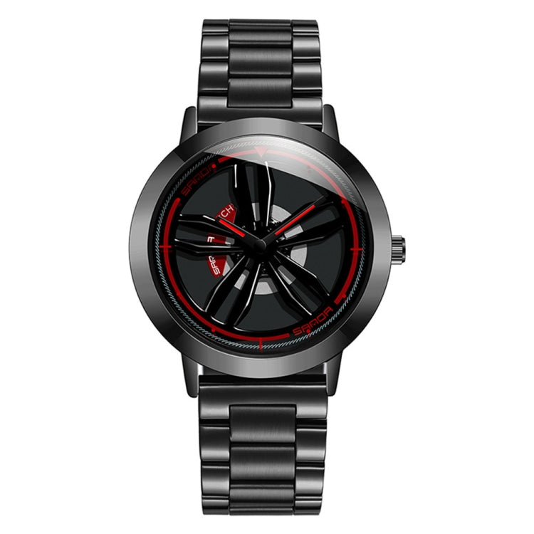 SANDA1009 Montre Homme Étudiant Décontractée Étanche Bracelet en Acier Homme