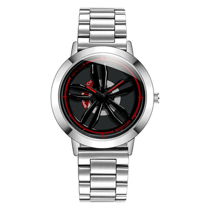 SANDA1009 Montre Homme Étudiant Décontractée Étanche Bracelet en Acier Homme