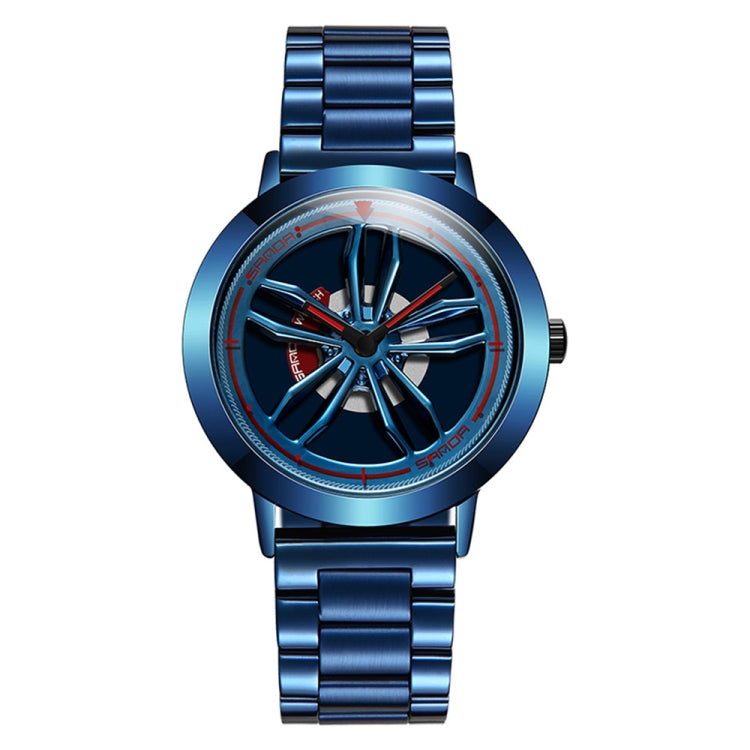SANDA1009 Montre Homme Étudiant Décontractée Étanche Bracelet en Acier Homme
