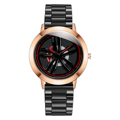 SANDA1009 Montre Homme Étudiant Décontractée Étanche Bracelet en Acier Homme