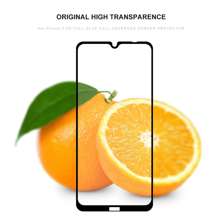 2 PCS ENKAY Hat-prince Full Glue 0.26mm 9H 2.5D Tempered Glass Full Coverage Film, For REDMI Note 8T