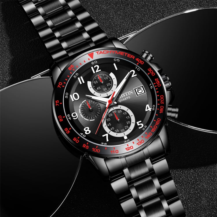 OCHSTIN 6112 Montre Multifonction Homme Mode Sport Affaires Calendrier Lumineuse Montre Quartz Acier Inoxydable