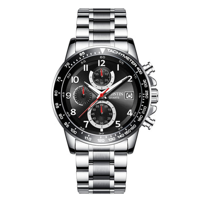 OCHSTIN 6112 Montre Multifonction Homme Mode Sport Affaires Calendrier Lumineuse Montre Quartz Acier Inoxydable