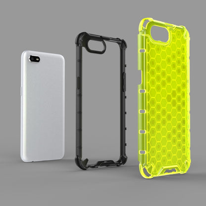 For OPPO Realme C2 Shockproof Honeycomb PC + TPU Case, For OPPO Realme C2