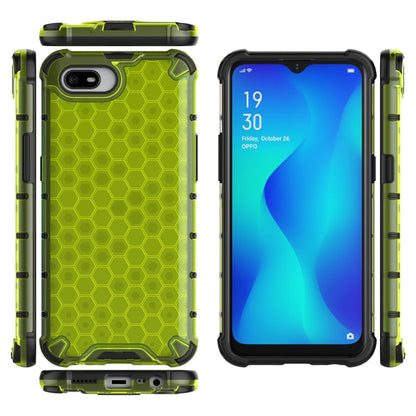 For OPPO Realme C2 Shockproof Honeycomb PC + TPU Case, For OPPO Realme C2