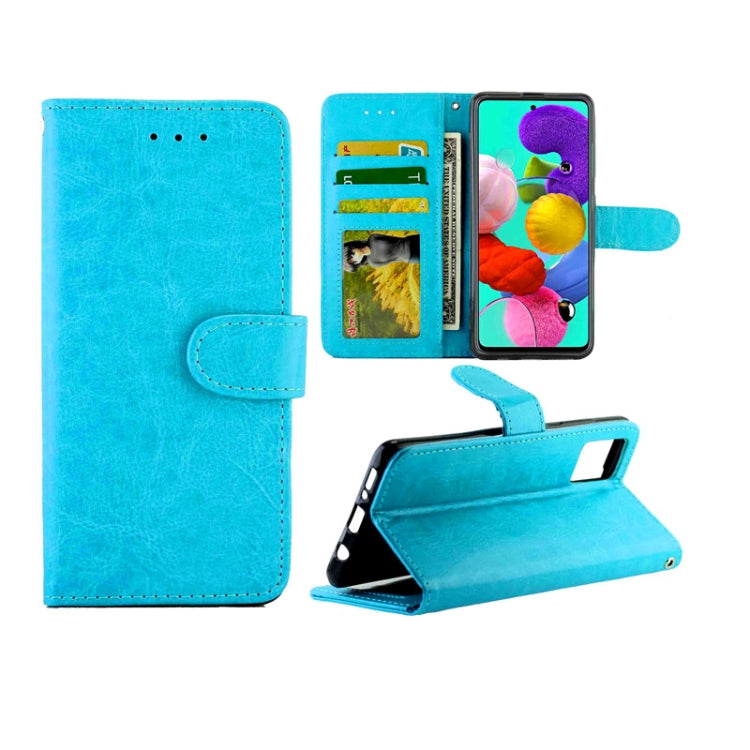 Crazy Horse Texture Leather Horizontal Flip Protective Case with Holder & Card Slots & Wallet & Photo Frame, For Galaxy A51, For Galaxy A70S/A70, For Galaxy A90 5G, For LG W30, For Google Pixel4 XL, For OPPO Realme XT/X2