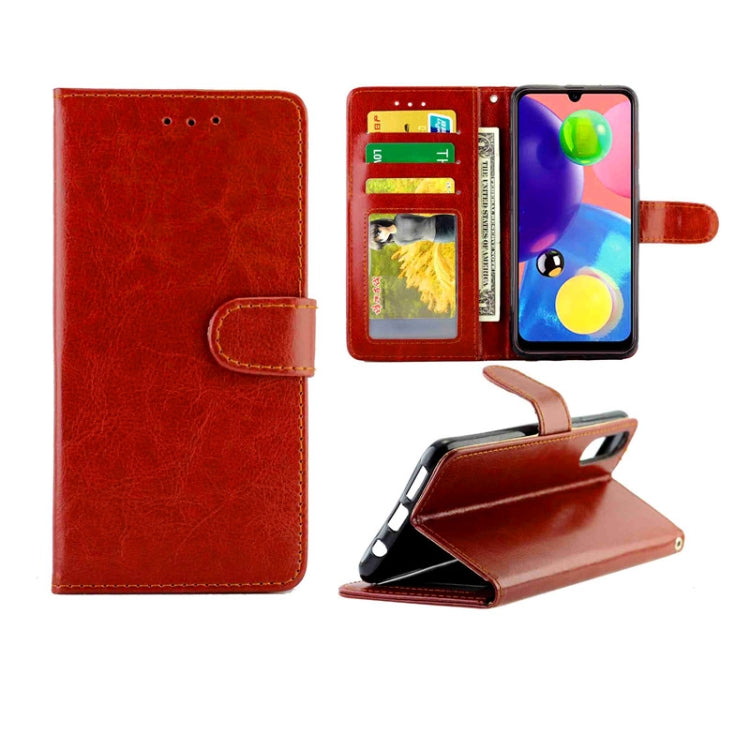 Crazy Horse Texture Leather Horizontal Flip Protective Case with Holder & Card Slots & Wallet & Photo Frame, For Galaxy A51, For Galaxy A70S/A70, For Galaxy A90 5G, For LG W30, For Google Pixel4 XL, For OPPO Realme XT/X2