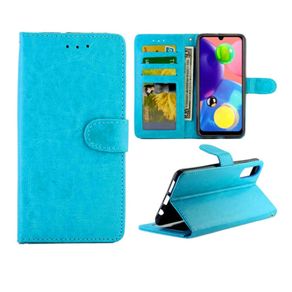 Crazy Horse Texture Leather Horizontal Flip Protective Case with Holder & Card Slots & Wallet & Photo Frame, For Galaxy A51, For Galaxy A70S/A70, For Galaxy A90 5G, For LG W30, For Google Pixel4 XL, For OPPO Realme XT/X2