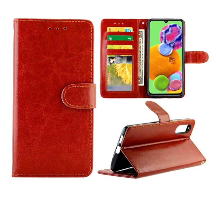 Crazy Horse Texture Leather Horizontal Flip Protective Case with Holder & Card Slots & Wallet & Photo Frame, For Galaxy A51, For Galaxy A70S/A70, For Galaxy A90 5G, For LG W30, For Google Pixel4 XL, For OPPO Realme XT/X2