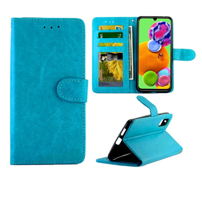 Crazy Horse Texture Leather Horizontal Flip Protective Case with Holder & Card Slots & Wallet & Photo Frame, For Galaxy A51, For Galaxy A70S/A70, For Galaxy A90 5G, For LG W30, For Google Pixel4 XL, For OPPO Realme XT/X2