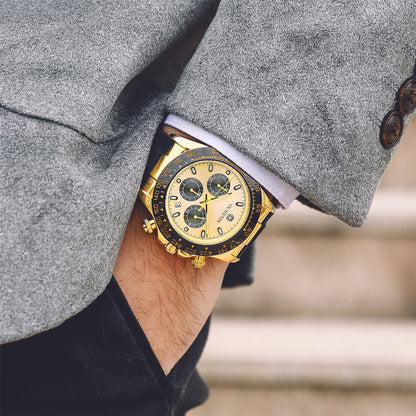 OCHSTIN 6103 Montre à quartz multifonction avec bracelet en silicone, lumineuse, étanche, pour le sport
