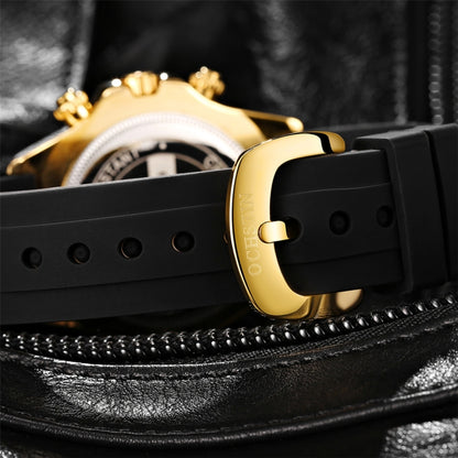 OCHSTIN 6103 Montre à quartz multifonction avec bracelet en silicone, lumineuse, étanche, pour le sport