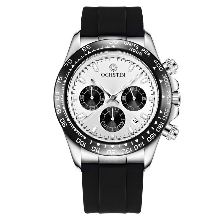 OCHSTIN 6103 Montre à quartz multifonction avec bracelet en silicone, lumineuse, étanche, pour le sport