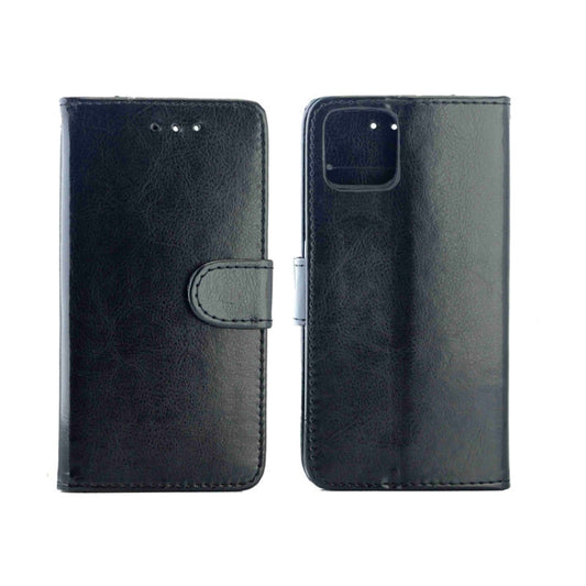 Crazy Horse Texture Leather Horizontal Flip Protective Case with Holder & Card Slots & Wallet & Photo Frame, For Google Pixel4, For LG K20(2019), For OPPO Realme5 Pro