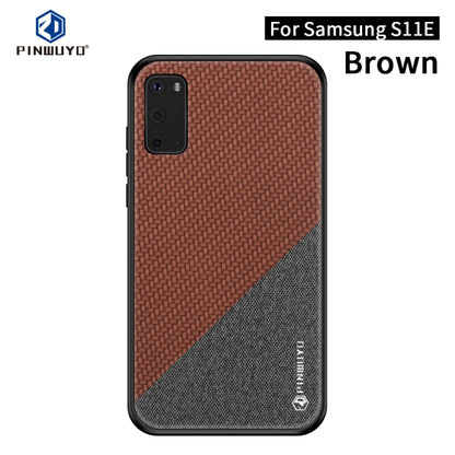 PINWUYO Rong Series  Shockproof PC + TPU+ Chemical Fiber Cloth Protective Cover, For Galaxy S20, For Galaxy S20+, For Google Pixel4, For Google Pixel4 XL
