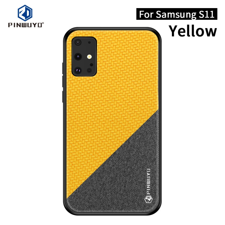 PINWUYO Rong Series  Shockproof PC + TPU+ Chemical Fiber Cloth Protective Cover, For Galaxy S20, For Galaxy S20+, For Google Pixel4, For Google Pixel4 XL