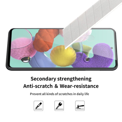 ENKAY Hat-Prince 2 PCS Full Glue 0.26mm 9H 2.5D Tempered Glass Full Coverage Film, For Galaxy A51, For  Galaxy A71